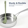 ChefAide 3 Pieces Silicone Spatula Set, Food Grade Rubber Spatula,