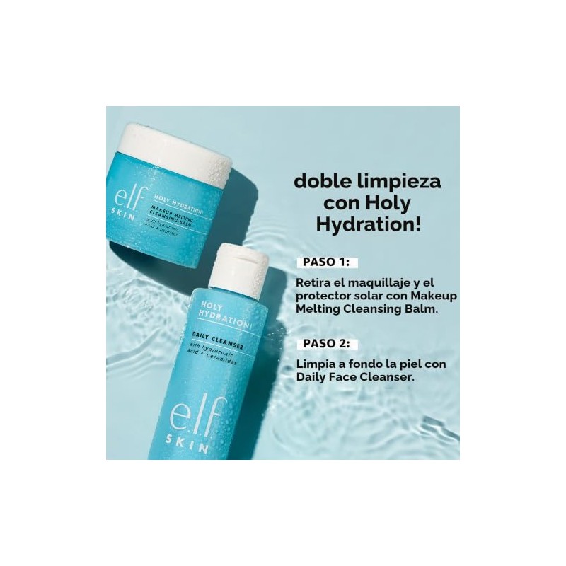 e.l.f. e.l.f, Holy Hydration! Daily Cleanser, Wash away Excess Oil,