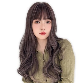 Bright Lara hf1978-FP Wig, Long, Full Wig, Natural, Semi-Long Wig, Wave, Gradient