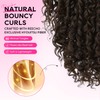REECHO Curly Ponytail Extension for Women – Short 18" Claw