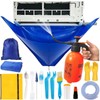Oiktylr 18Pcs Mini Split Cleaning Kit Bag with 2L Pressure