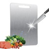 Titan Chopping Board for Kitchen, 304 Stainless Steel, Double-Sided, Guarantees