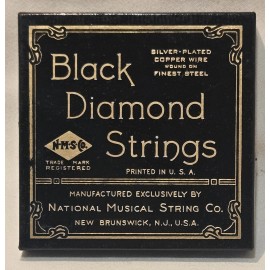 Black Diamond String Violin Set #719 NOS  Silver-Plated Copper Wire Made In USA
