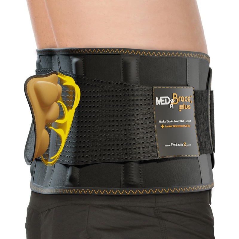 MEDiBrace Faja lumbar PLUS para levantamiento de pesas en el