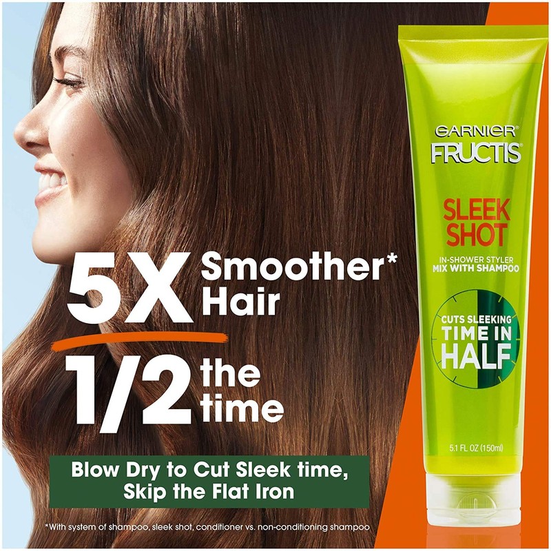 Garnier Hair Care Fructis Sleek Shot In-shower Styler, 5.1 Fluid