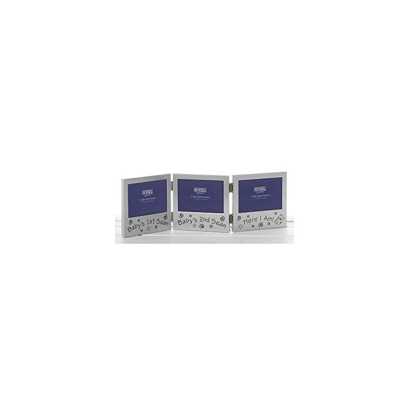 Shudehill Baby Triple Ultrasound Scan Photo Frame 5" x 3",