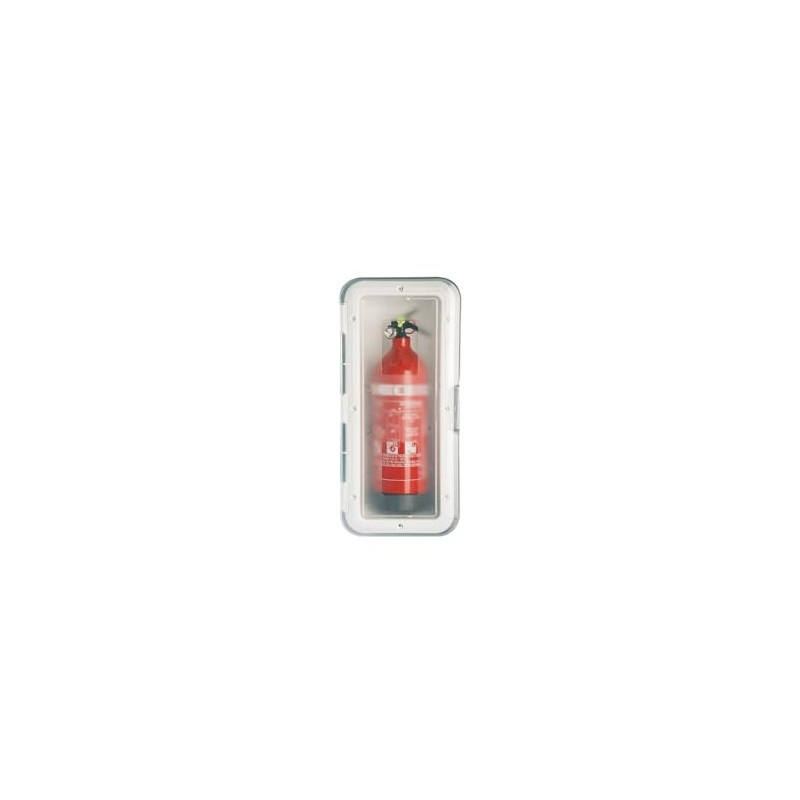 NuovaRade Storage Case for Fire Extinguisher 2lbs with Transparent Door,