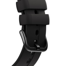 Gabb Watch Style Band - Kids Watch Band Replacement, Flexible, Waterproof Soft Silicone for All Watches, Easily Adjustable, Sweatproof and High-Performance Silicone (Raven Black)