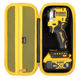 Mchoi Hard Case Suitable for DEWALT DCF850B/ DCF860B/ DCF870B 20V Cordless Brushless Compact 1/4'' Impact Driver, Case Only