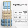 Bathroom Towel Storage, Bethom Wall Towel Rack for Rolled Towels,