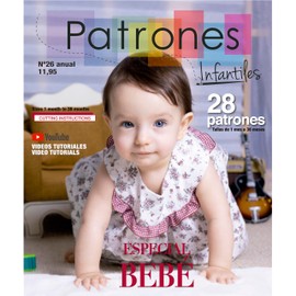 Rivista di motivi per bambini n. 26 Baby Special. Taglie da 1 a 36 mesi. Rivista con cartamodelli per tutto l'anno