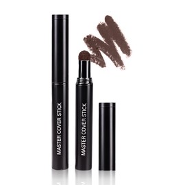 Root Touch Up Stick, Hair Root Dye, Light Brown Hairline Powder,Quick Cover Grey Hair Root,Waterproof & Long Lasting,Hairline Powder Stick for Women Men (Light Brown)