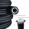 8AN 20FT PTFE Fuel Line Hose Kit,E85 Stainless Steel Nylon
