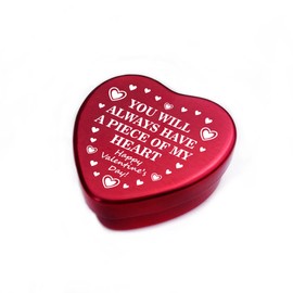 Red Ocean Valentines Gift for Husband, Wife Romantic Message Tin For Him, Her Gifts for Boyfriend, Girlfriend Valentines Day Gifts