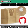 10 Original Parkside Lidl Vacuum Cleaner Bags for PWD 25
