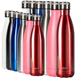 CARYO Water Bottle Stainless Steel Water Bottle Thermos Flask 750 ml Metal Thermos Flask 500 ml Water Bottle Stainless Steel Water Bottle Insulated Flask 750 ml Leak-Proof