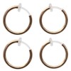Miyabi Grace Men's 15 mm Small Comfortable Plastic Invisible Clip
