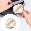 FUYUERO Puff Case, 2 Round Makeup Puff Protective Container, Beauty