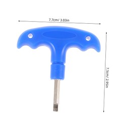 Abaodam Golf Spike Wrench Tool Stainless Steel Golf Club Adjustment Tool with Comfortable Grip for Easy Spike Removal and Versatile Accessory Maintenance