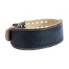 Harbinger 4 Inch Padded Leather Belt, Unisex, Black, Large Size,