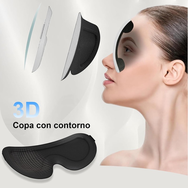 Antifaz para Dormir 3D para Mujeres y Hombre, Antifaces para