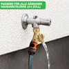 YourCasa Water Distributor Y Splitter 3/4 Inch Brass - Water