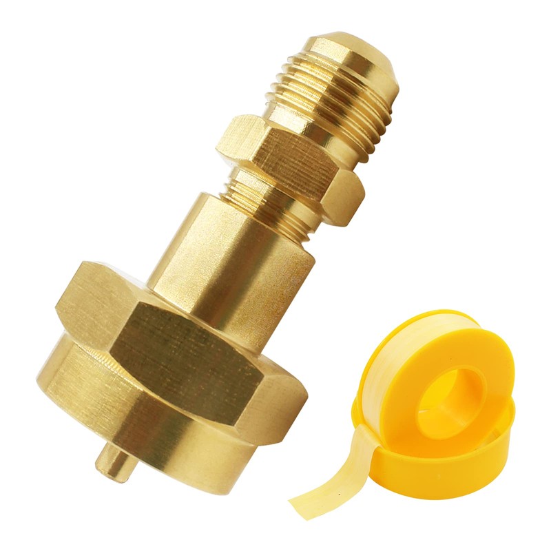 MENSI Brass Adapter with 3/8" Male Flare Thread Hook Up