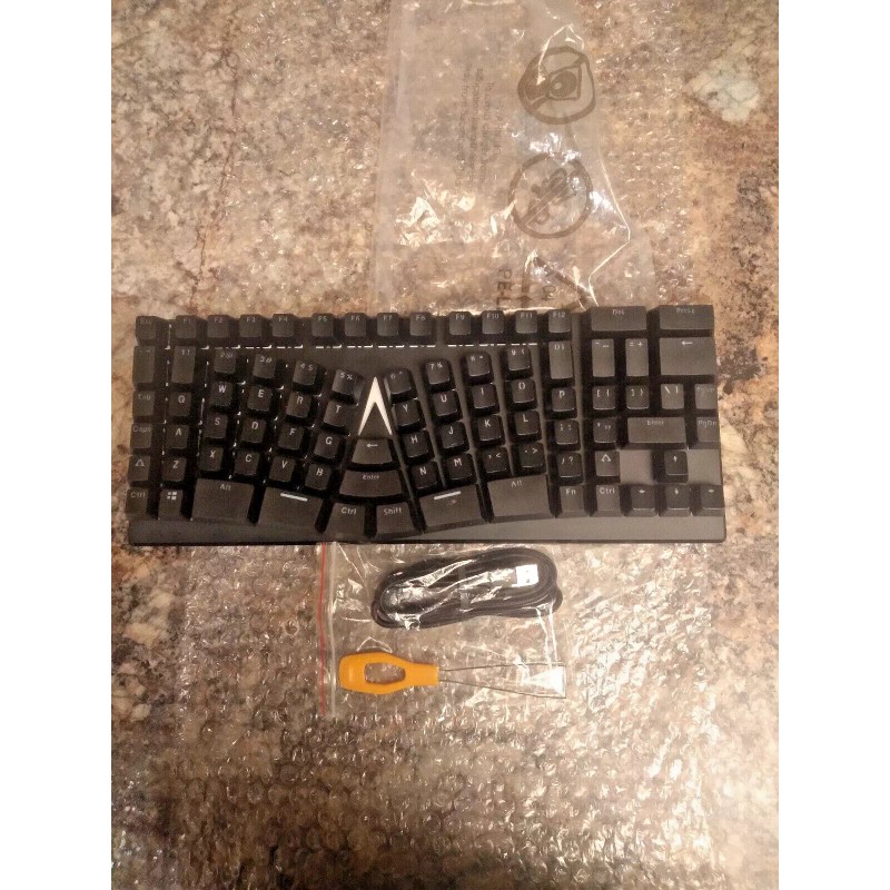 X-Bows Lite Ergonomic Mechanical Gaming aluminum Backlight Programable keyboard!