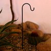 Arinda 20Inch Adjustable Outdoor Shepherds Hook, Heavy Duty Rust-Resistant Metal