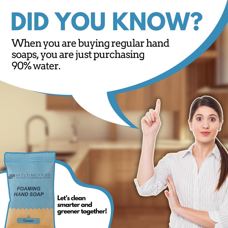 MELTINGTABS Foaming Hand Soap Refill Tablets - Ocean Scent -