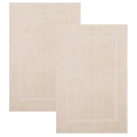 Betz Set of 2 Bath Mat Bath Mat Bath Mat Shower Mat Terry Cloth Premium Size 50 x 70 cm 100% Cotton Quality 650 g/m² Colour Sand