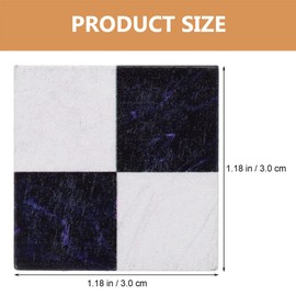 Toddmomy 27pcs Dollhouse Black White Spanish Mosaic Floor Tile Sheet Miniature Flooring Wallpaper for Miniature Dollhouse Accessories Photo Props