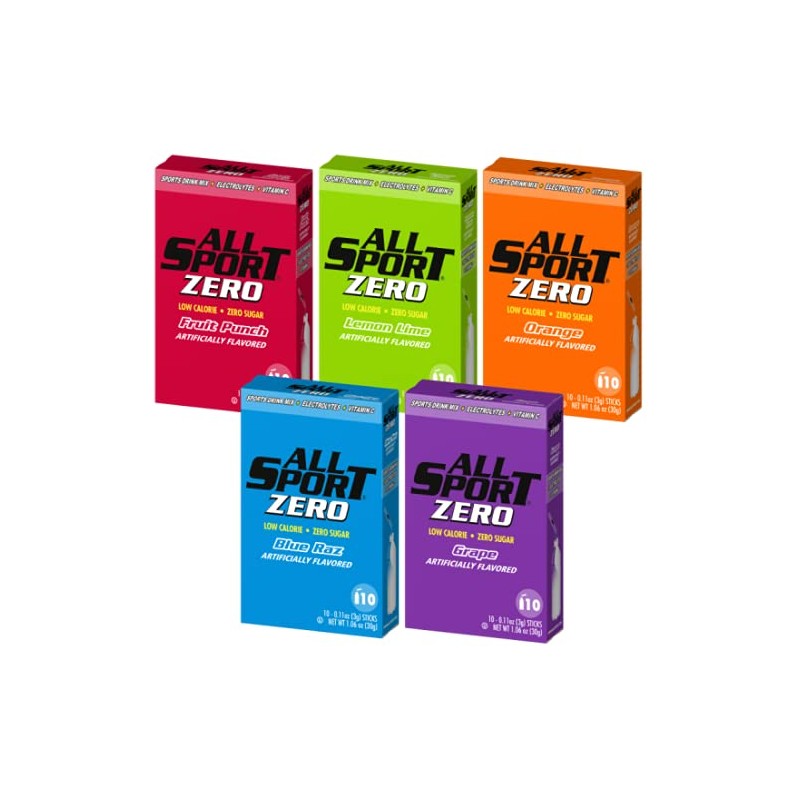 All Sport Zero Sticks, Low Calorie, ZERO Sugar, Electrolyte Sports
