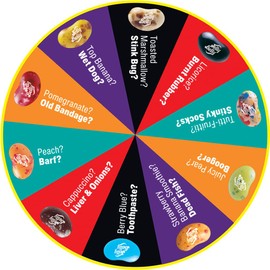 Jelly Belly BeanBoozled 7th Edition Spinner Game Tin, Wild and Weird Flavoured Jelly Beans with Spinner Wheel