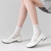 Mcool Mary Women's Ruffle Socks,Casual Ankle Breathable Cool Knit Cotton