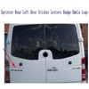 WXQP Rear Door Sprinter Sticker Letters Badge Emblem Nameplate Sign