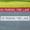 12x98 Inch No Parking Fire Lane Stencil – 12" Letter
