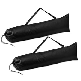 Lyreh 2pcs Camping Chair Replacement Bags, Polyester Durable Outdoor Folding Chair Carry Bags with Shoulder Strap and Drawstring for Camping Chair Hammock Yoga Mat Tripods Fishing Poles(Black)
