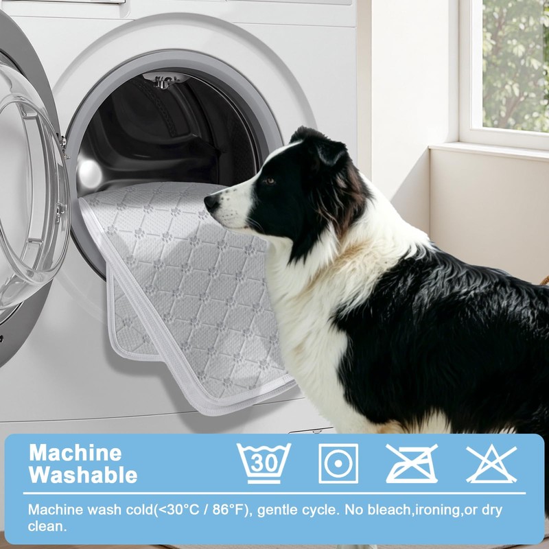 Cooling Mat for Dogs, Q-Max>0.5 Thin Breathable Dog Cooling Mat