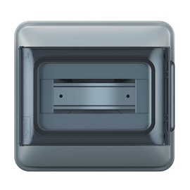 LEGRAND, Plexo S 601888 Wet Room Distributor, Surface-Mounted Distributor, Protection Class: IP65-IK07, 1-Row, 8 Modules, Dimensions: 200 x 213 x 106 (H x W x D) with Neutral Conductor and Protective