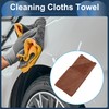 INFINAUTO Cleaning Cloths Towel,Car Drying Plush Cloth Absorbent Microfiber Coffee,3pcs