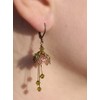 NoMonet Hand Painted Flower Fairy Earrings - Pixie Earrings -
