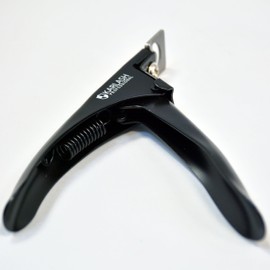 (Black) - Karlash Acrylic UV Gel False Nail Tip Clipper Edge Cutter Trimmer Cuticle Nipper Cutter Pusher