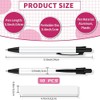 Nvanvmm Sublimation Pen Blank Sublimation Ballpoint Pen DIY Office School