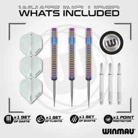 Winmau Solaris Urban - Juego de Dardos de Punta de Acero (21 g)