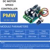 LAOMAO PWM DC Motor Control Unit, DC 10-60V 20A Continuous