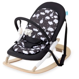 BuyBuy Baby by Evolur SleekSway Portable Rocker in Black White