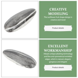 DIY Hair Clips Supplies 10pcs Ceramic Sunflower Artificial Sunflower Fake Sunflower Model Pretend Food Prop Decoration Ornament (As Shown) Faux Vegetable Plants