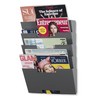 Wallniture Lisbon Metal Wall File Holder Organizer, 5-Tier File Folders