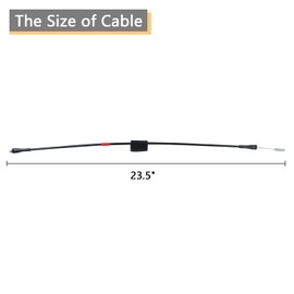 Rear Door Lower Latch Cables compatible for Ford F150 1997-2003 Heritage F150 2004 F250 1997-1999 Left & Right Back Door Lower Latch Cables Repair Kit 23.5 Inch